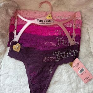 Juicy Couture lace thong no show